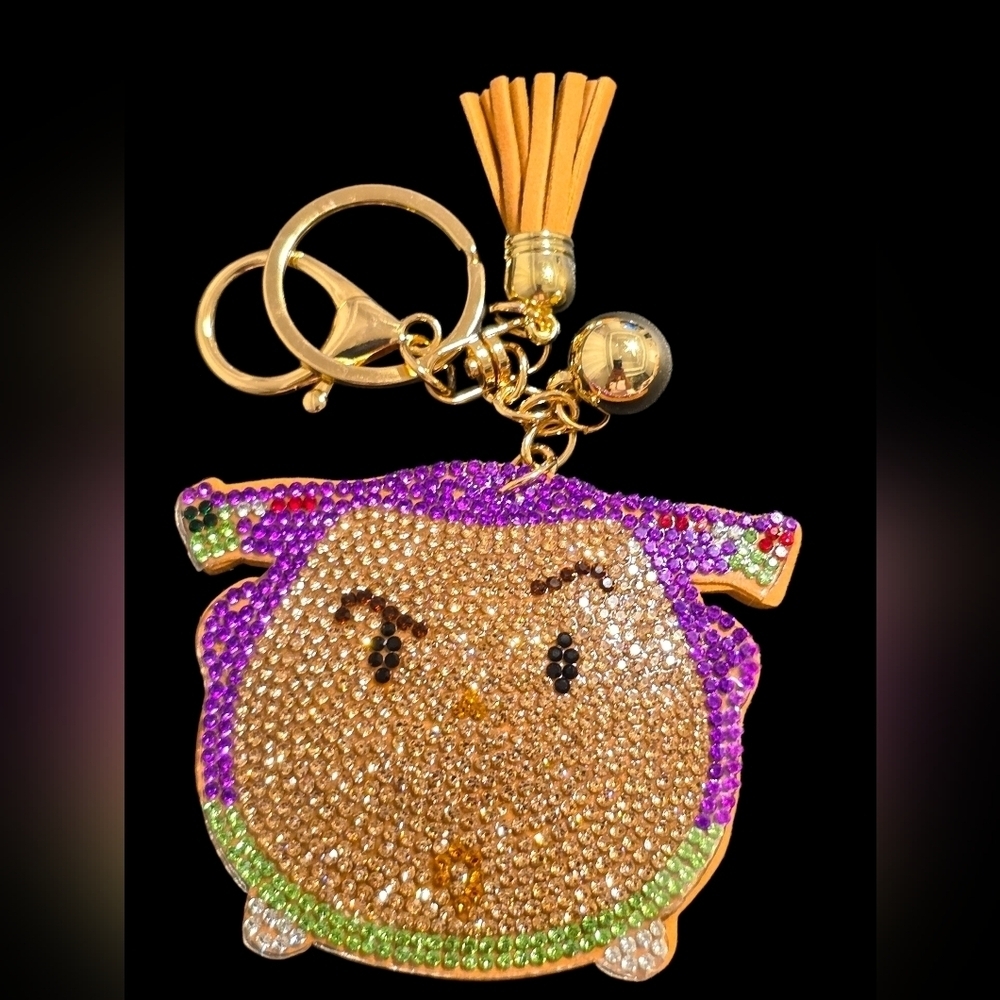 Sparkling Buzz Lightyear Character Keychain with Tassel